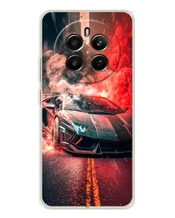 Чехол для Realme 13 4G с картинкой «Lamborghini красный дым» Чехол для Realme 13 4G с картинкой «Lamborghini красный дым»