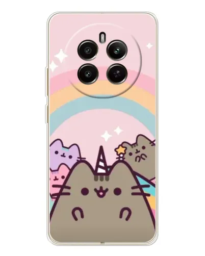 Чехол для Realme 13 4G с картинкой «Единорог Pusheen»
