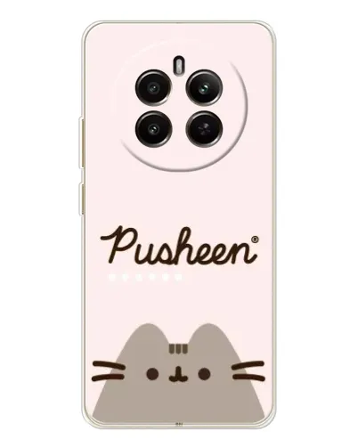 Чехол для Realme 13 4G с картинкой «Pusheen логотип»