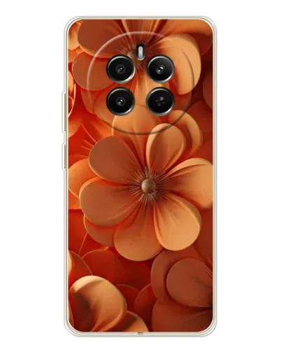 Чехол для Realme 13 4G с картинкой «Оранжевый макро цветок» Чехол для Realme 13 4G с картинкой «Оранжевый макро цветок»