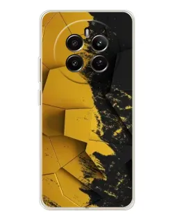 Чехол для Realme 13 4G с картинкой «Золотые осколки геометрии»