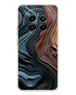Чехол для Realme 13 4G с картинкой «Цветные волны каньона»