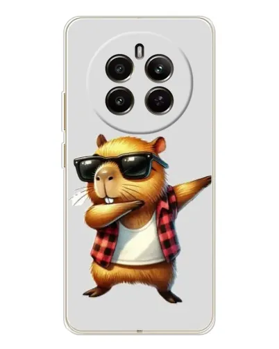 Чехол для Realme 13 4G с картинкой «Капибара рэпер даб»