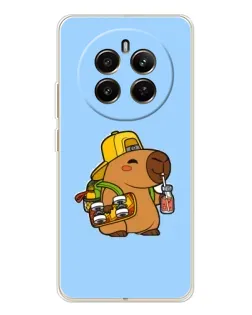Чехол для Realme 13 4G с картинкой «Капибара на скейте» Чехол для Realme 13 4G с картинкой «Капибара на скейте»