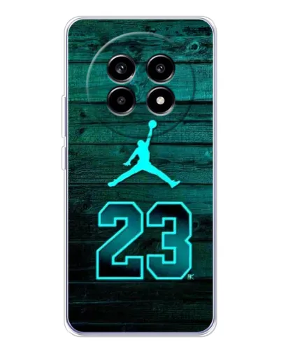 Чехол для Realme 13 Pro Plus с картинкой «Jordan Cyan 23»