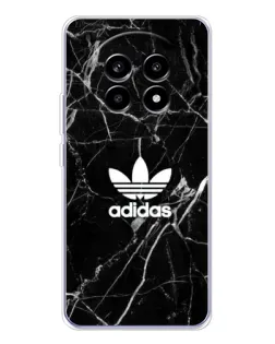 Чохол для Realme 13 Pro Plus з картинкою «Білий мармур Adidas»