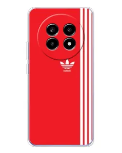 Чохол для Realme 13 Pro Plus з картинкою «Червоний мінімалізм Adidas»