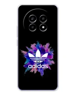 Чехол для Realme 13 Pro Plus с картинкой «Взрыв красок Adidas»