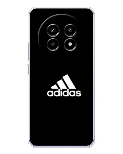 Чехол для Realme 13 Pro Plus с картинкой «Черная классика Adidas»