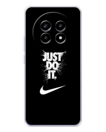 Чехол для Realme 13 Pro Plus с картинкой «Текстовый принт Nike»