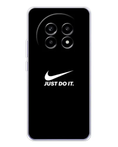 Чехол для Realme 13 Pro Plus с картинкой «Минимализм от Nike»