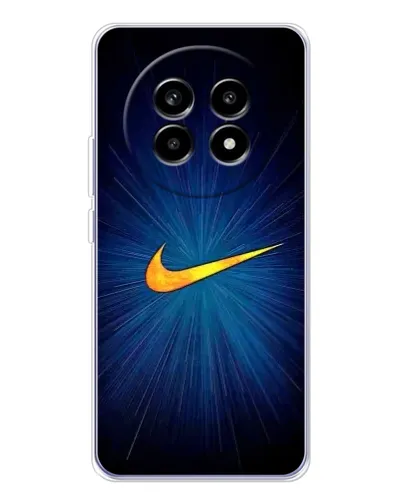 Чехол для Realme 13 Pro Plus с картинкой «Синий пульс Nike» Чехол для Realme 13 Pro Plus с картинкой «Синий пульс Nike»