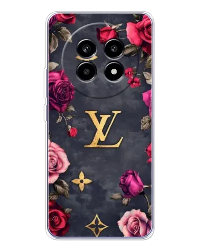 Чехол для Realme 13 Pro Plus с картинкой «Цветочный Louis Vuitton»
