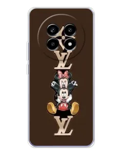 Чехол для Realme 13 Pro Plus с картинкой «LV и Микки Маус»
