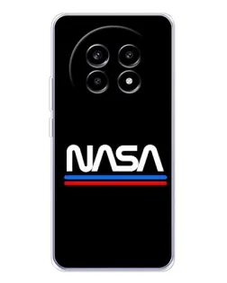 Чохол для Realme 13 Pro Plus з картинкою «NASA — класика Red Blue» Чохол для Realme 13 Pro Plus з картинкою «NASA — класика Red Blue»