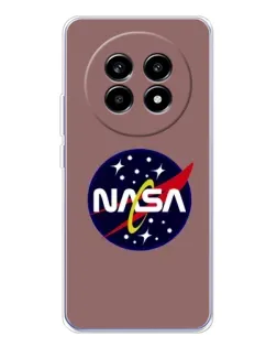 Чехол для Realme 13 Pro Plus с картинкой «NASA — ретро космос»