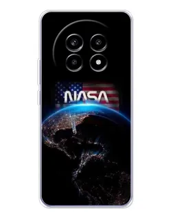 Чехол для Realme 13 Pro Plus с картинкой «Земля из космоса NASA»