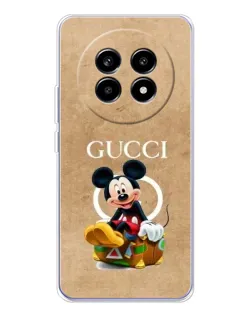 Чехол для Realme 13 Pro Plus с картинкой «Микки Маус Gucci — крафт» Чехол для Realme 13 Pro Plus с картинкой «Микки Маус Gucci — крафт»