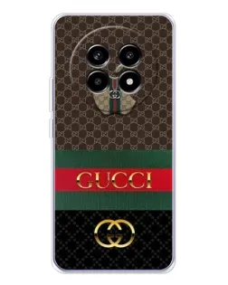 Чехол для Realme 13 Pro Plus с картинкой «Gucci — брендированный десерт» Чехол для Realme 13 Pro Plus с картинкой «Gucci — брендированный десерт»