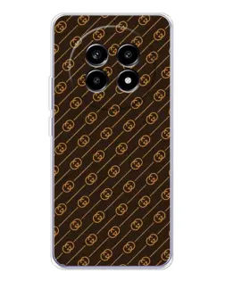 Чехол для Realme 13 Pro Plus с картинкой «Gucci — золотые диагонали» Чехол для Realme 13 Pro Plus с картинкой «Gucci — золотые диагонали»