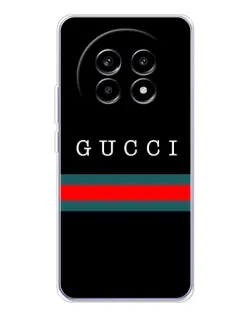 Чехол для Realme 13 Pro Plus с картинкой «Gucci — красный пояс» Чехол для Realme 13 Pro Plus с картинкой «Gucci — красный пояс»