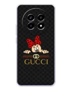 Чехол для Realme 13 Pro Plus с картинкой «Минни Маус Gucci — черный» Чехол для Realme 13 Pro Plus с картинкой «Минни Маус Gucci — черный»