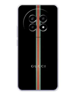 Чехол для Realme 13 Pro Plus с картинкой «Gucci — строгая линия» Чехол для Realme 13 Pro Plus с картинкой «Gucci — строгая линия»