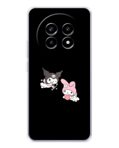 Чехол для Realme 13 Pro Plus с картинкой «My Melody и Kuromi»