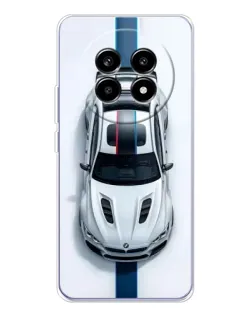 Чехол для Realme 13 Pro Plus с картинкой «Вид сверху — BMW M» Чехол для Realme 13 Pro Plus с картинкой «Вид сверху — BMW M»