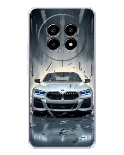 Чехол для Realme 13 Pro Plus с картинкой «BMW в свете фар»