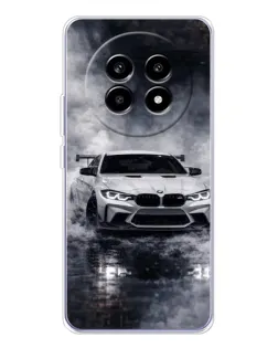 Чехол для Realme 13 Pro Plus с картинкой «BMW сквозь туман»