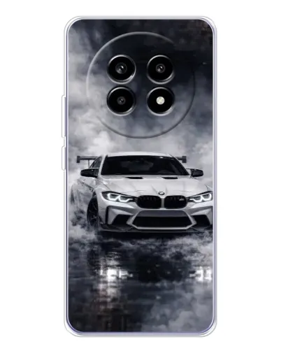 Чехол для Realme 13 Pro Plus с картинкой «BMW сквозь туман»