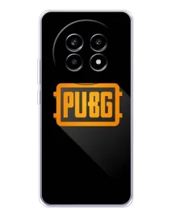 Чехол для Realme 13 Pro Plus с картинкой «PUBG — рамка лого»