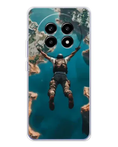 Чехол для Realme 13 Pro Plus с картинкой «PUBG — свободное падение»