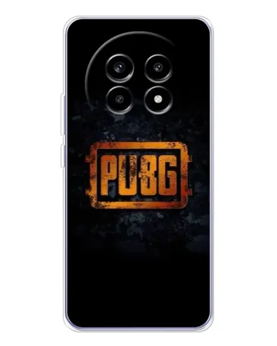 Чехол для Realme 13 Pro Plus с картинкой «PUBG — золотой логотип»