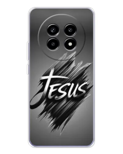 Чехол для Realme 13 Pro Plus с картинкой «Надпись Jesus Graffiti» Чехол для Realme 13 Pro Plus с картинкой «Надпись Jesus Graffiti»
