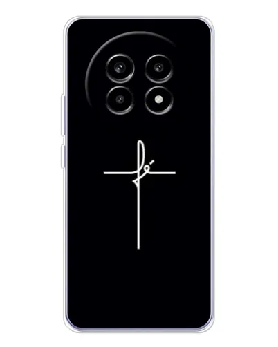 Чехол для Realme 13 Pro Plus с картинкой «Тонкий крест» Чехол для Realme 13 Pro Plus с картинкой «Тонкий крест»