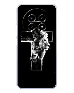 Чехол для Realme 13 Pro Plus с картинкой «Сияющий крест Jesus» Чехол для Realme 13 Pro Plus с картинкой «Сияющий крест Jesus»