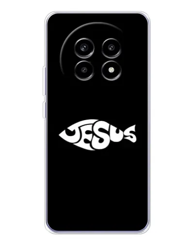 Чехол для Realme 13 Pro Plus с картинкой «Рыба Jesus» Чехол для Realme 13 Pro Plus с картинкой «Рыба Jesus»