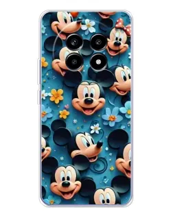 Чехол для Realme 13 Pro Plus с картинкой «Паттерн Микки и Минни»