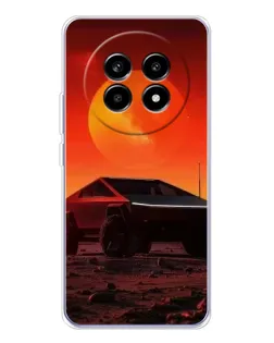 Чехол для Realme 13 Pro Plus с картинкой «Cybertruck на Марсе» Чехол для Realme 13 Pro Plus с картинкой «Cybertruck на Марсе»