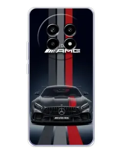Чехол для Realme 13 Pro Plus с картинкой «Mercedes — белый карбон» Чехол для Realme 13 Pro Plus с картинкой «Mercedes — белый карбон»