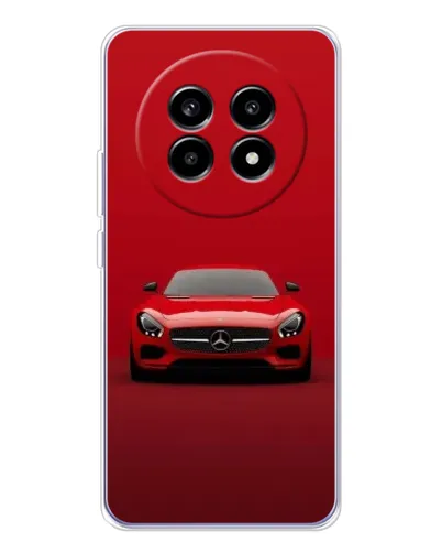 Чехол для Realme 13 Pro Plus с картинкой «Красный Mercedes AMG»