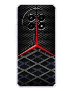 Чехол для Realme 13 Pro Plus с картинкой «Mercedes Carbon Grid»