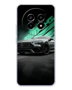Чехол для Realme 13 Pro Plus с картинкой «Темный Mercedes AMG»