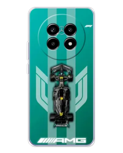 Чехол для Realme 13 Pro Plus с картинкой «Mercedes AMG Petronas»