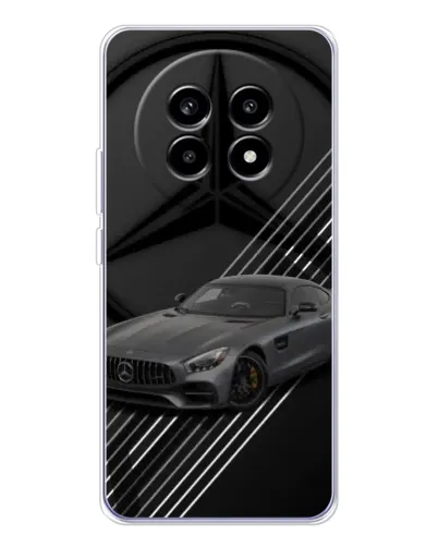 Чехол для Realme 13 Pro Plus с картинкой «Mercedes AMG — графика»
