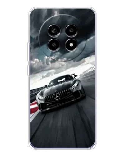 Чехол для Realme 13 Pro Plus с картинкой «Гоночный Mercedes AMG»