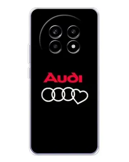 Чехол для Realme 13 Pro Plus с картинкой «Логотип Audi Heart» Чехол для Realme 13 Pro Plus с картинкой «Логотип Audi Heart»