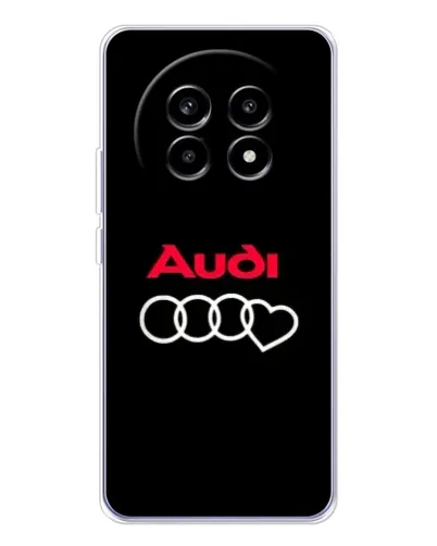 Чехол для Realme 13 Pro Plus с картинкой «Логотип Audi Heart»